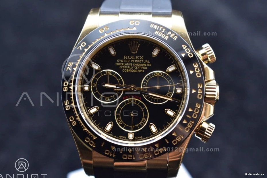 Black 116518 Oysterflex SA 759 Strap Clean Best Breathable Dial Edition Rubber Daytona on 1:1 1209